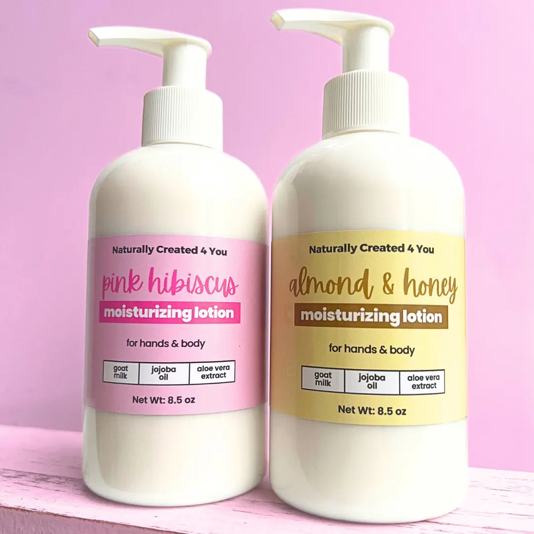 goat's milk moisturizing lotion Naturally Created 4 You