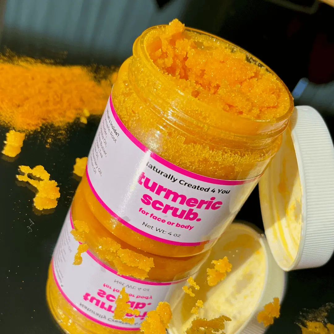 turmeric scrub Naturally Created 4 You