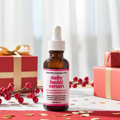 daily facial serum - natural retinol alternative Naturally Created 4 You