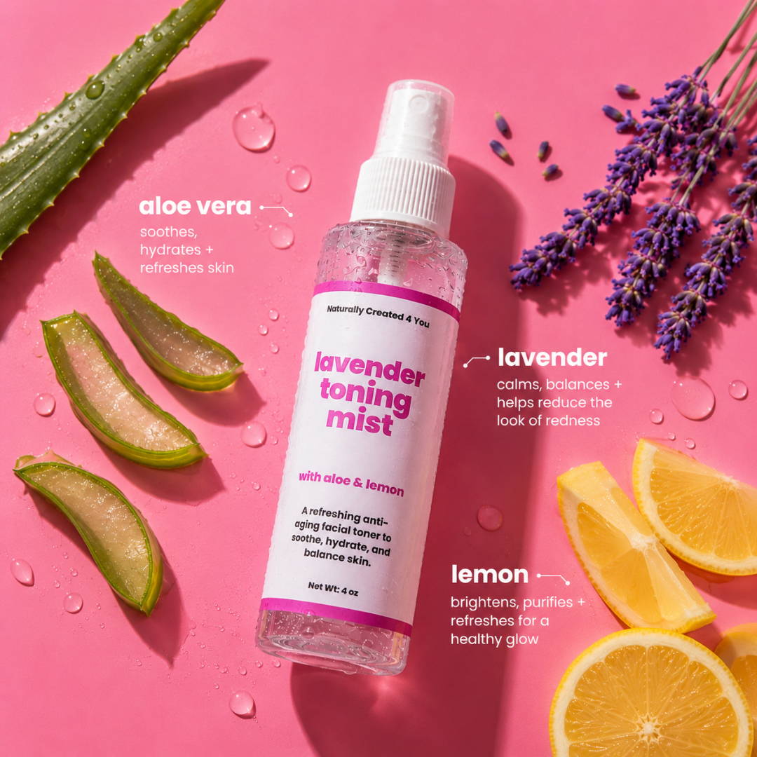 lavender toning mist Naturally Created 4 You