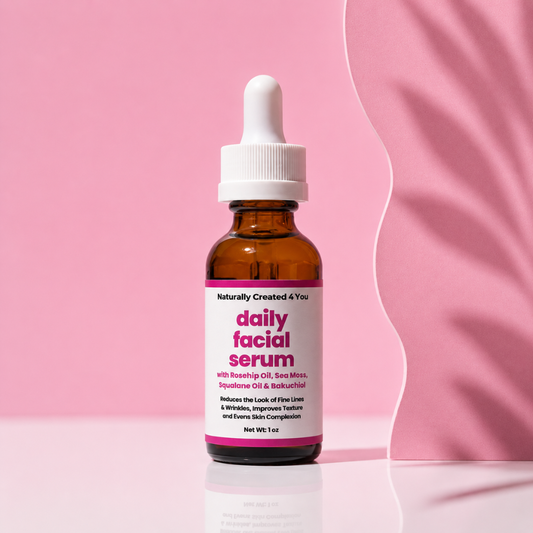 daily facial serum - natural retinol alternative Naturally Created 4 You