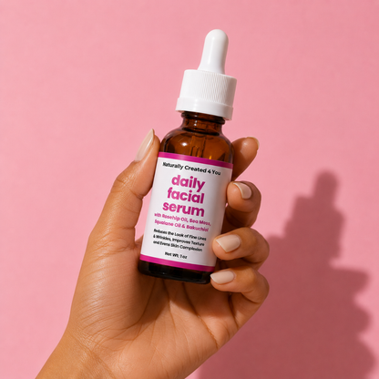 daily facial serum - natural retinol alternative Naturally Created 4 You
