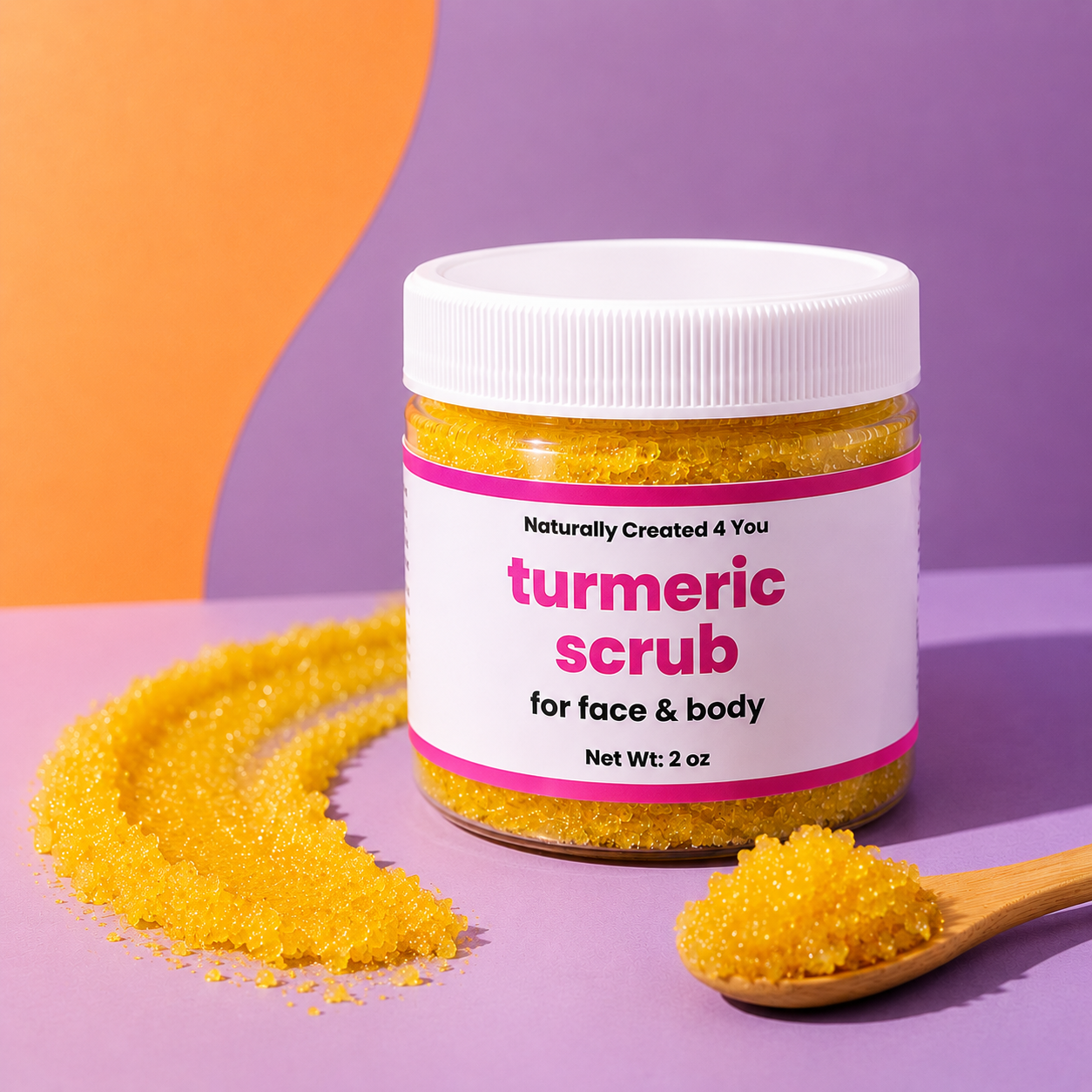 turmeric scrub Naturally Created 4 You